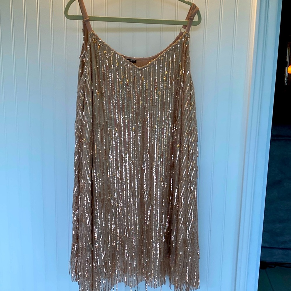 Torrid Size 4 Rose Gold Dress